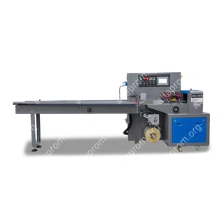 Горизонтальная упаковочная машина DXDZ-250XD (3 servo, лент. 100 мм, рег.форм., min bag L 65, H 40, 2-х позиц.нож)