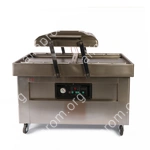 Напольная двухкамерная вакуум-упаковочная машина DZQ-500/2SB SS (нерж., газ)