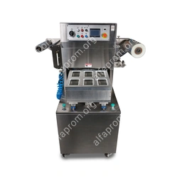 Полуавтоматический запайщик лотков HVT-550M/6 (6 лотков,187*137*40) (нерж., СКИН)