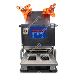 Запайщик лотков HL-95A SS (187х137x63 мм, 2 лотка за цикл)