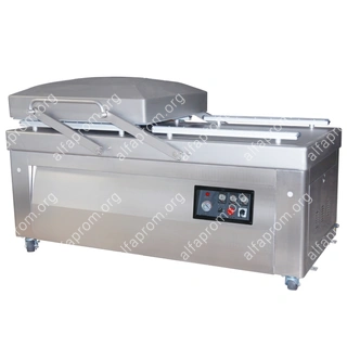 Напольный вакуумный упаковщик HVC-820S/2B-G (нерж., газ) Напольный вакуумный упаковщик HVC-820S/2B-G (нерж., газ)