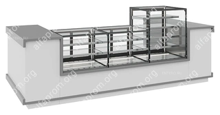 Витрина кондитерская Carboma KC71-110 VV 1,2-1 Built-In COSMO закрытая