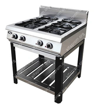 Плита газовая Grill Master Ф4ПГ/800 на подставке