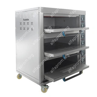 Печь хлебопекарная электрическая ярусная HEO-750/3 Foodatlas