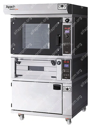 Печь конвекционная Apach K5TP DP + E218PA (с подом и расстойкой) Печь конвекционная Apach K5TP DP + E218PA (с подом и расстойкой)