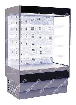 Горка холодильная CRYSPI ALT N S 1350 LED (с боковинами, с выпаривателем) Горка холодильная CRYSPI ALT N S 1350 LED (с боковинами, с выпаривателем)