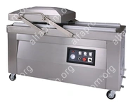 Упаковщик вакуумный Hualian HVC-610S/2A-G (DZQ-610/2SA) 220В с опцией газонаполнения (нерж. сталь)