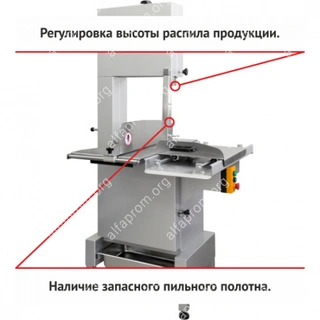 Пила ленточная для мяса Roal Meat J400B Пила ленточная для мяса Roal Meat J400B